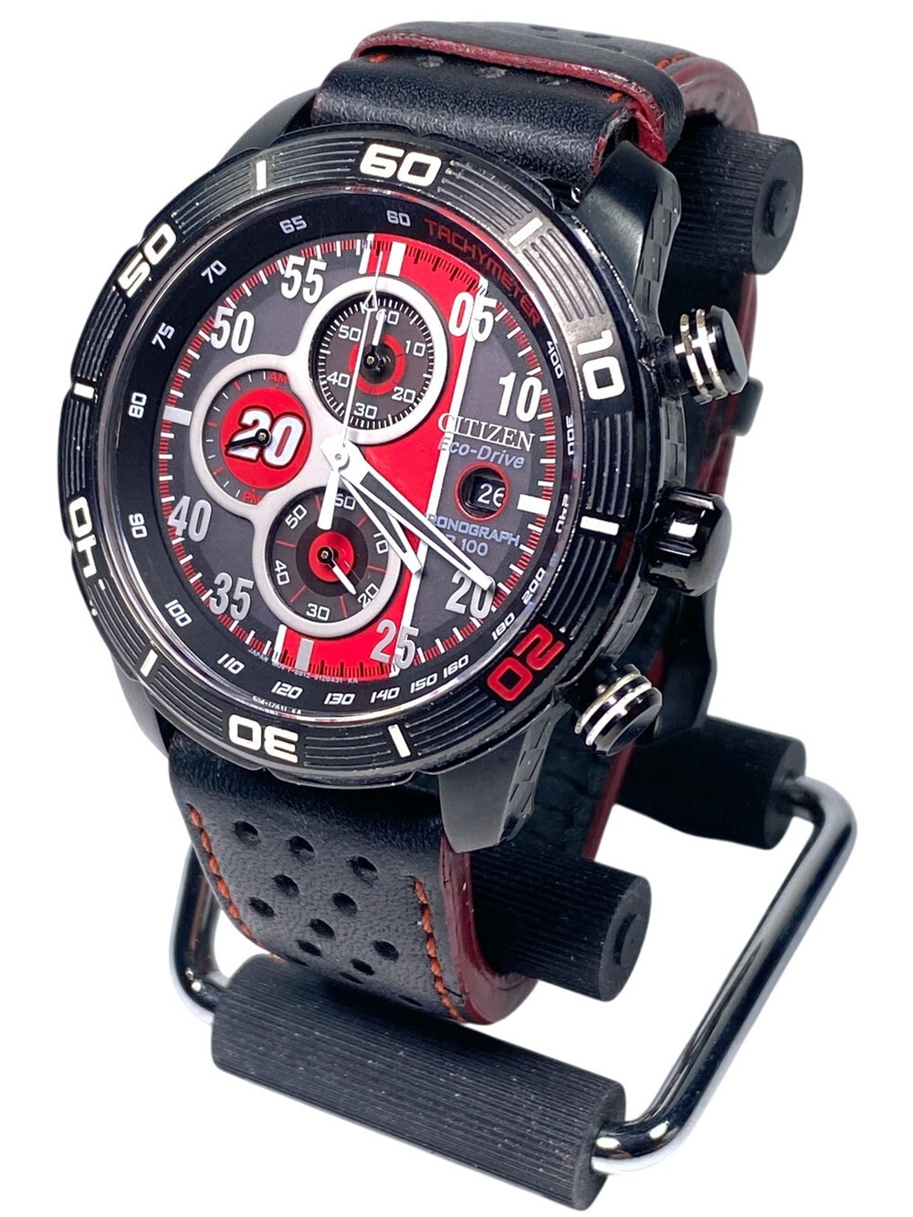 Citizen Primo Matt Kenseth Limited Edition Watch Mens 45mm Chronograph Eco Drive